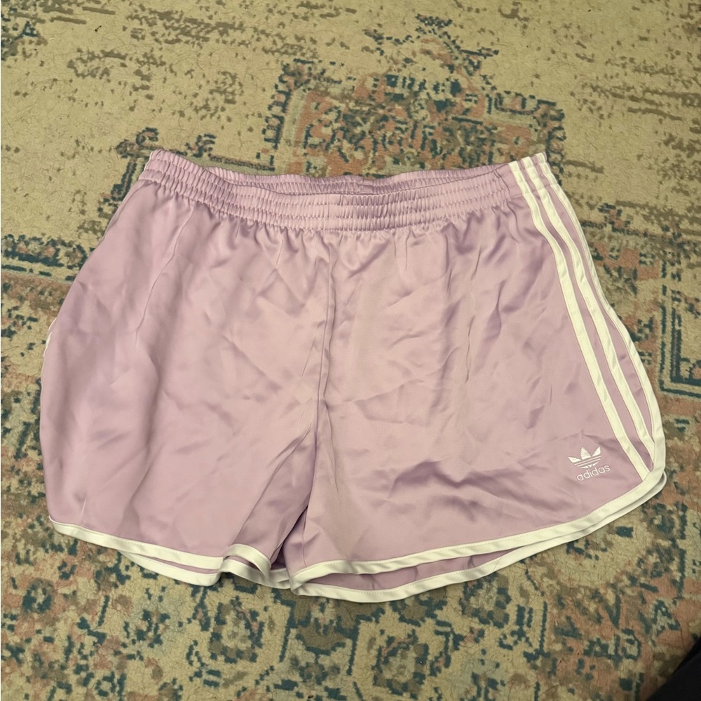 Adidas XL Lavender Athletic Shorts, Worn once